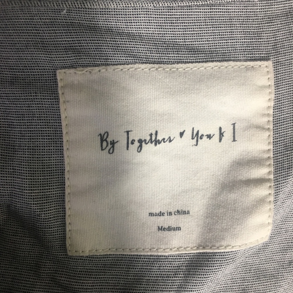 Be Together High/Low Button Down Blouse